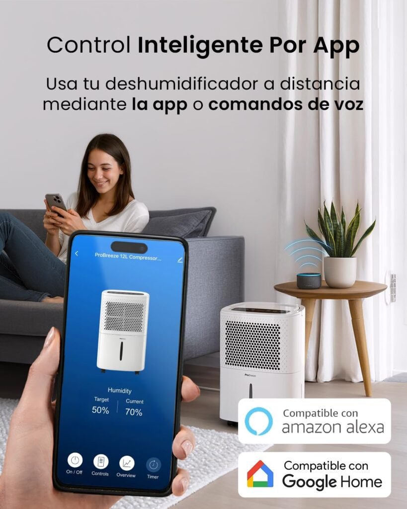 deshumidificador probreeze12 litros